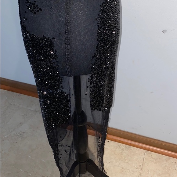Beaded Sheer Dress - Picture 9 of 14
